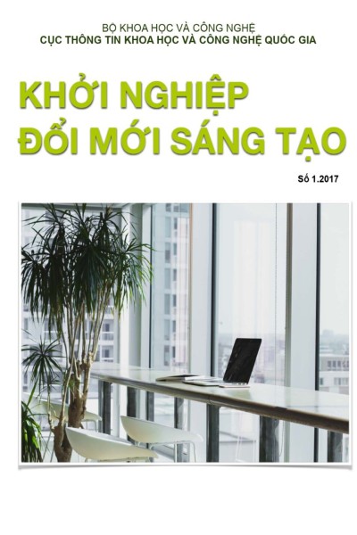 Khởi nghiệp đổi mới sáng tạo, số 1.2017