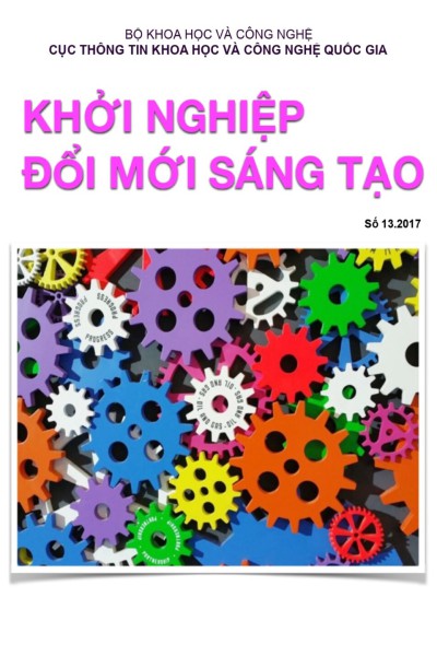 Khởi nghiệp đổi mới sáng tạo, số 13.2017