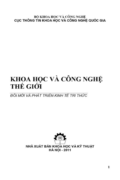 2011: Khoa học và công nghệ thế giới - Đổi mới và phát triển kinh tế tri thức