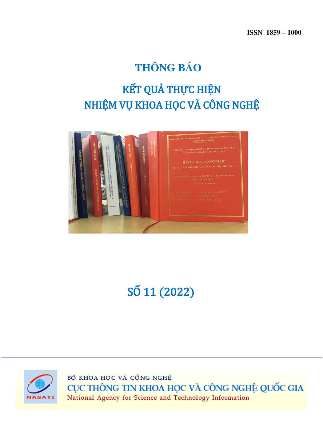 Thông báo kết quả thực hiện nhiệm vụ khoa học và công nghệ số 11 năm 2021