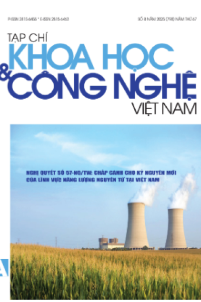 Tạp chí KH&CN Việt Nam 2025 - Số 8a