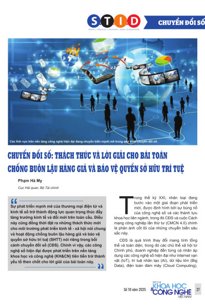 Chuyển đổi số: Thách thức và lời giải cho bài toán chống buôn lậu hàng giả và bảo vệ quyền sở hữu trí tuệ
