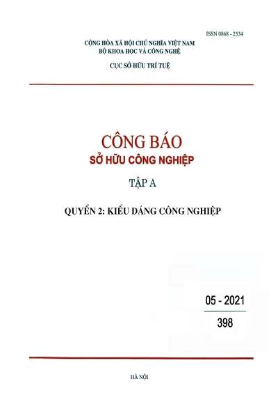 Số 398 - Tập A - Quyển 2: Kiểu dáng công nghiệp