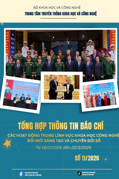 Tổng hợp thông tin báo chí Bộ Khoa học và Công nghệ (Từ 16/3/2026 đến 22/3/2026)