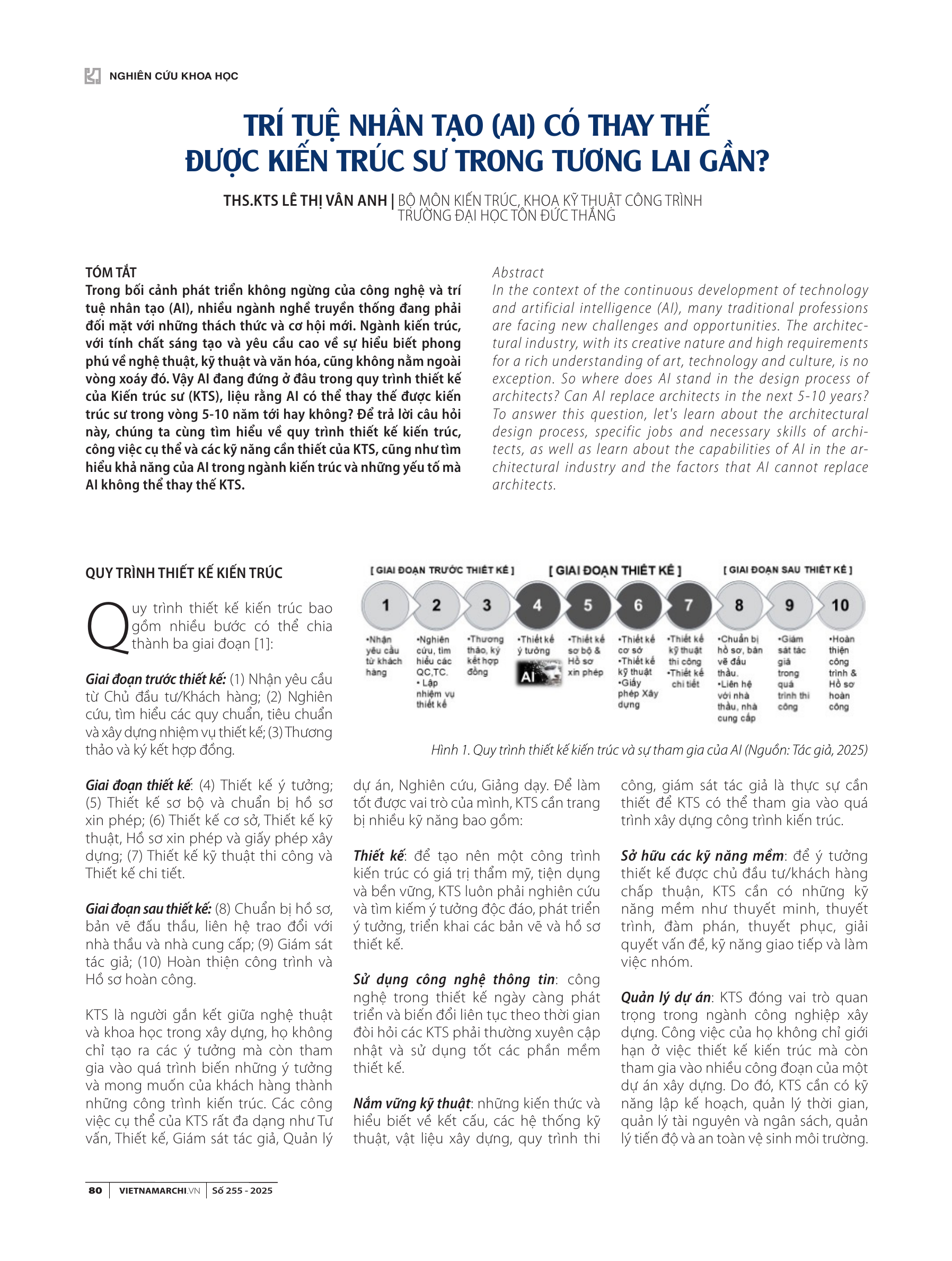 Trí tuệ nhân tạo (AI) có thay thế được kiến trúc sư trong tương lai gần