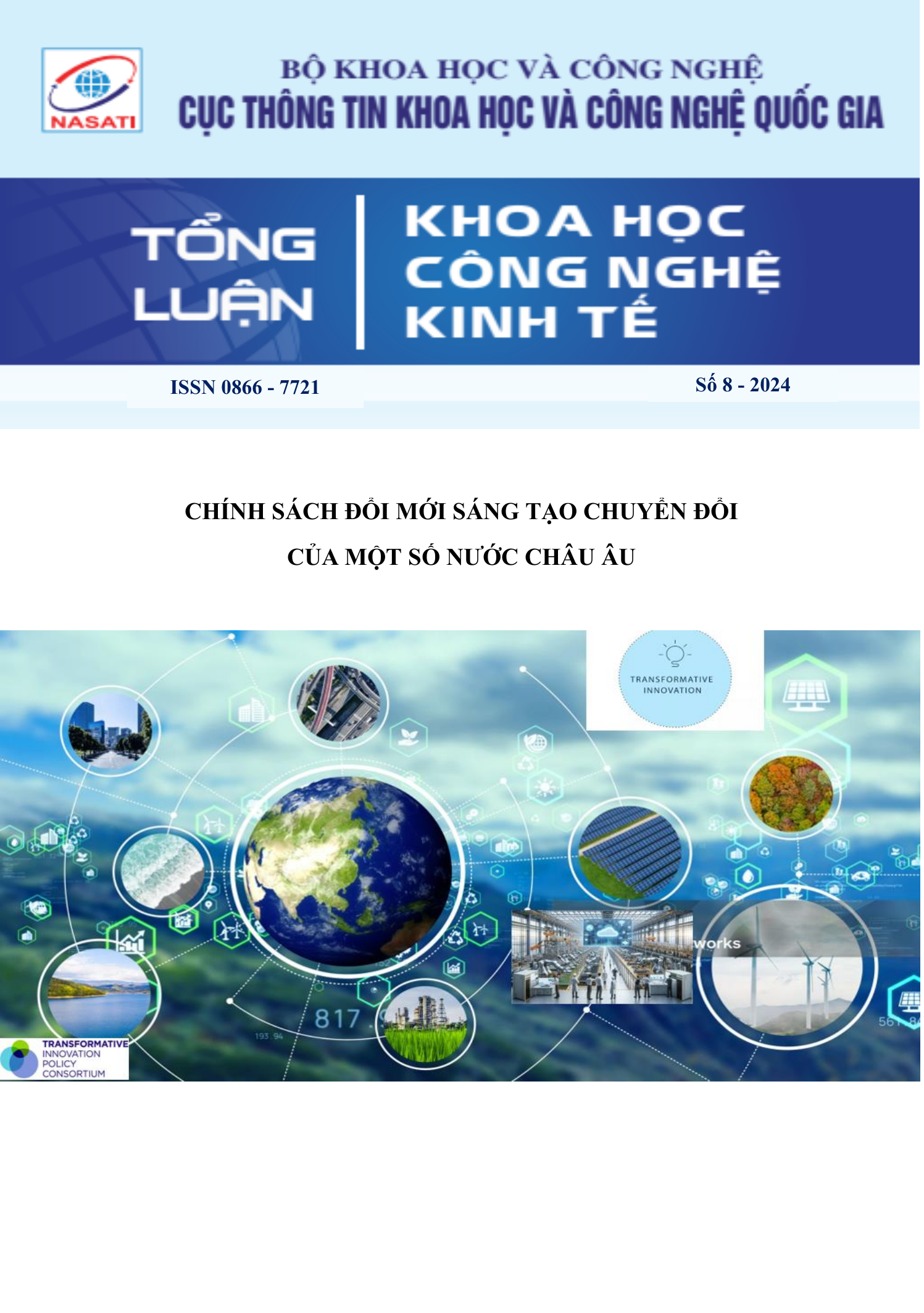 Tổng luận Khoa học và Công nghệ 2024 - Số 08