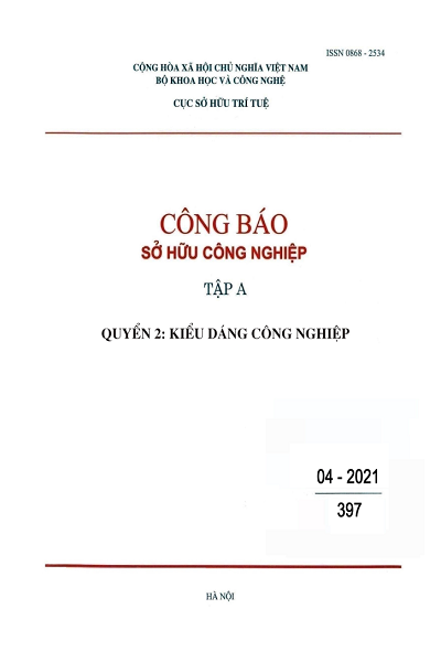 Số 397 - Tập A - Quyển 2: Kiểu dáng công nghiệp