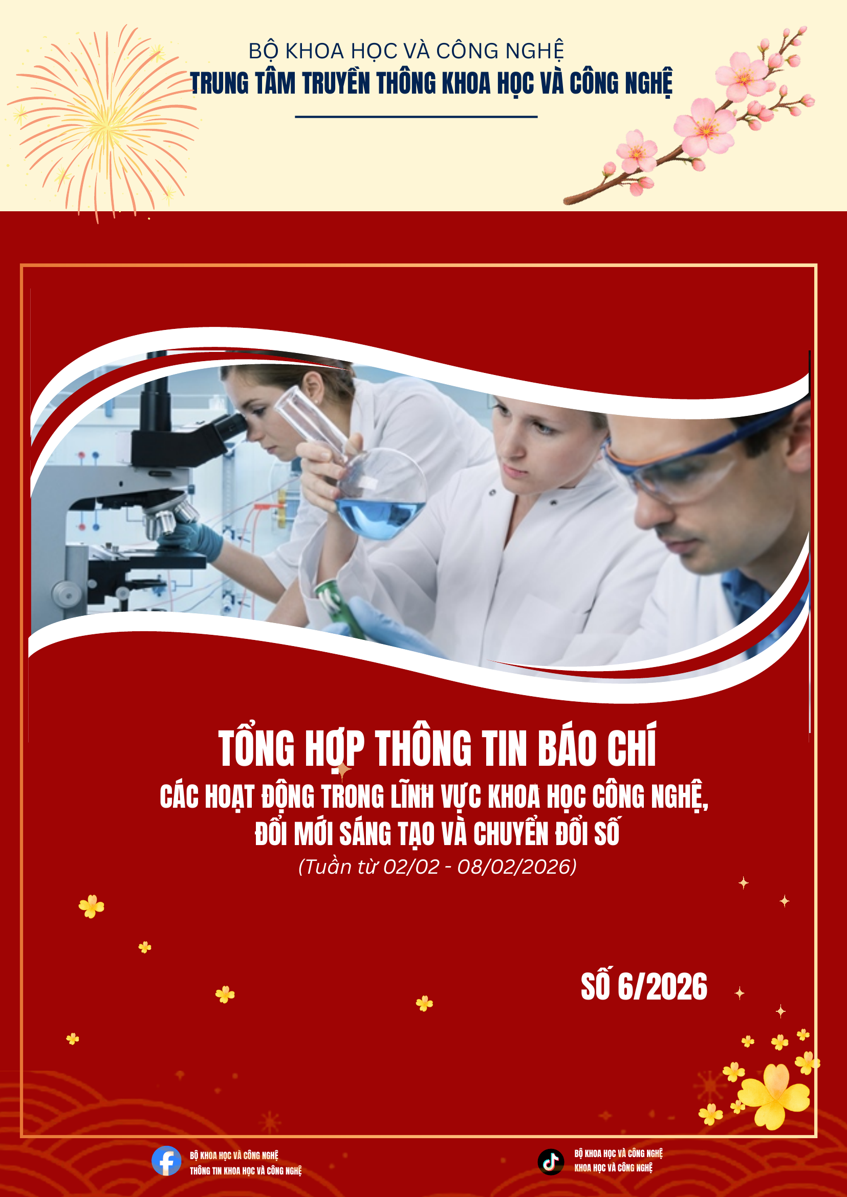 Tổng hợp thông tin báo chí các hoạt động trong lĩnh vực khoa học công nghệ, đổi mới sáng tạo và chuyển đổi số (Tuần từ 02/02 - 08/02/2026) – Số 6/2026