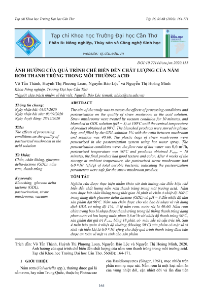 Phân lập và tuyển chọn các dòng vi khuẩn có khả năng phân hủy hoạt chất carbosulfan từ đất trồng lúa chuyên canh ở tỉnh Hậu Giang