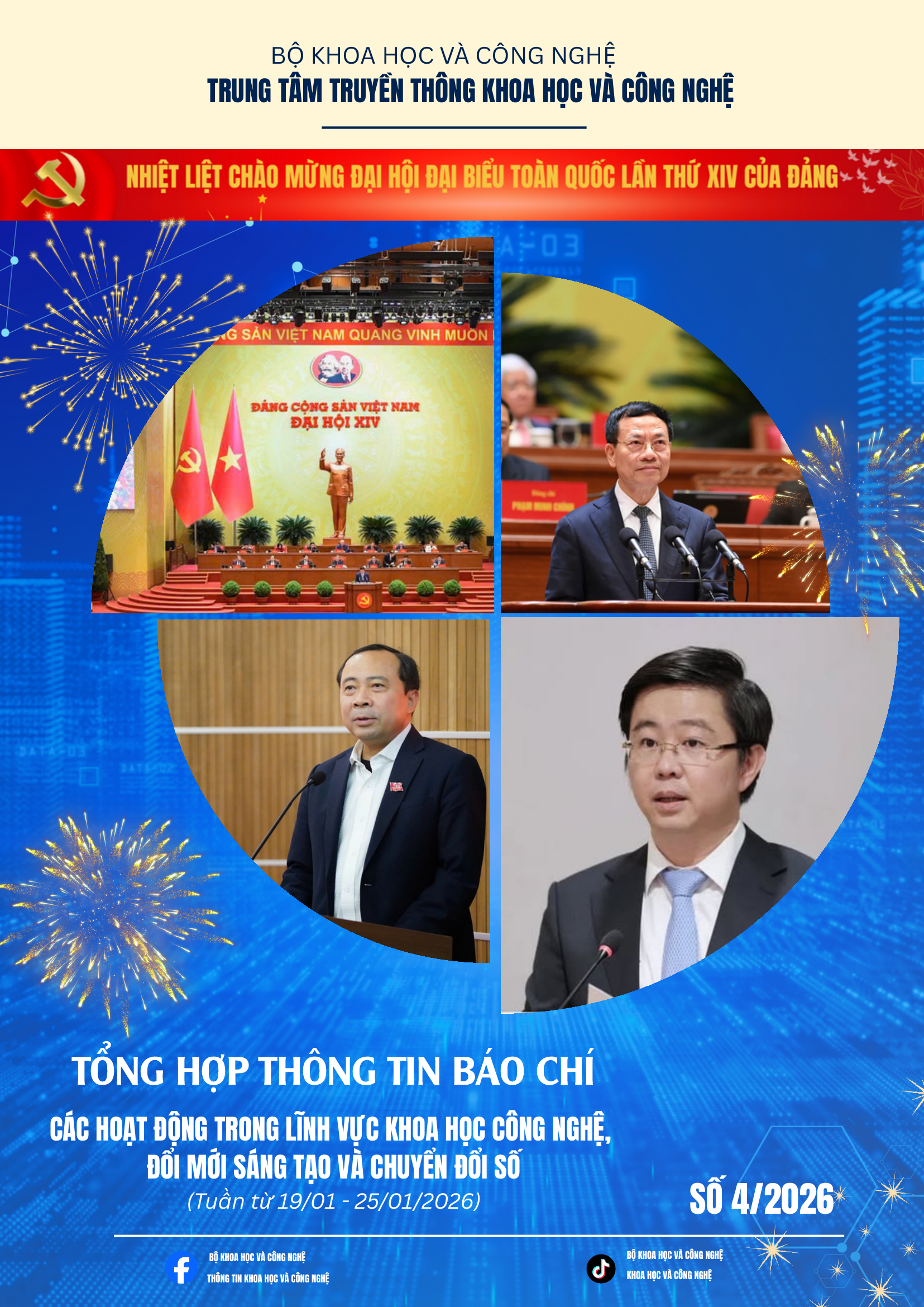 Tổng hợp thông tin báo chí Bộ Khoa học và Công nghệ (Tuần từ 19/01 - 25/01/2026)