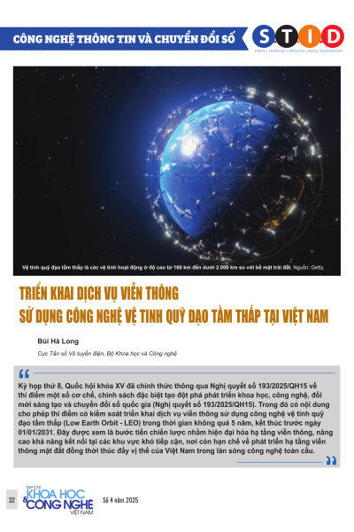 Triển khai dịch vụ viễn thông sử dụng công nghệ vệ tinh quỹ đạo tầm thấp tại Việt Nam