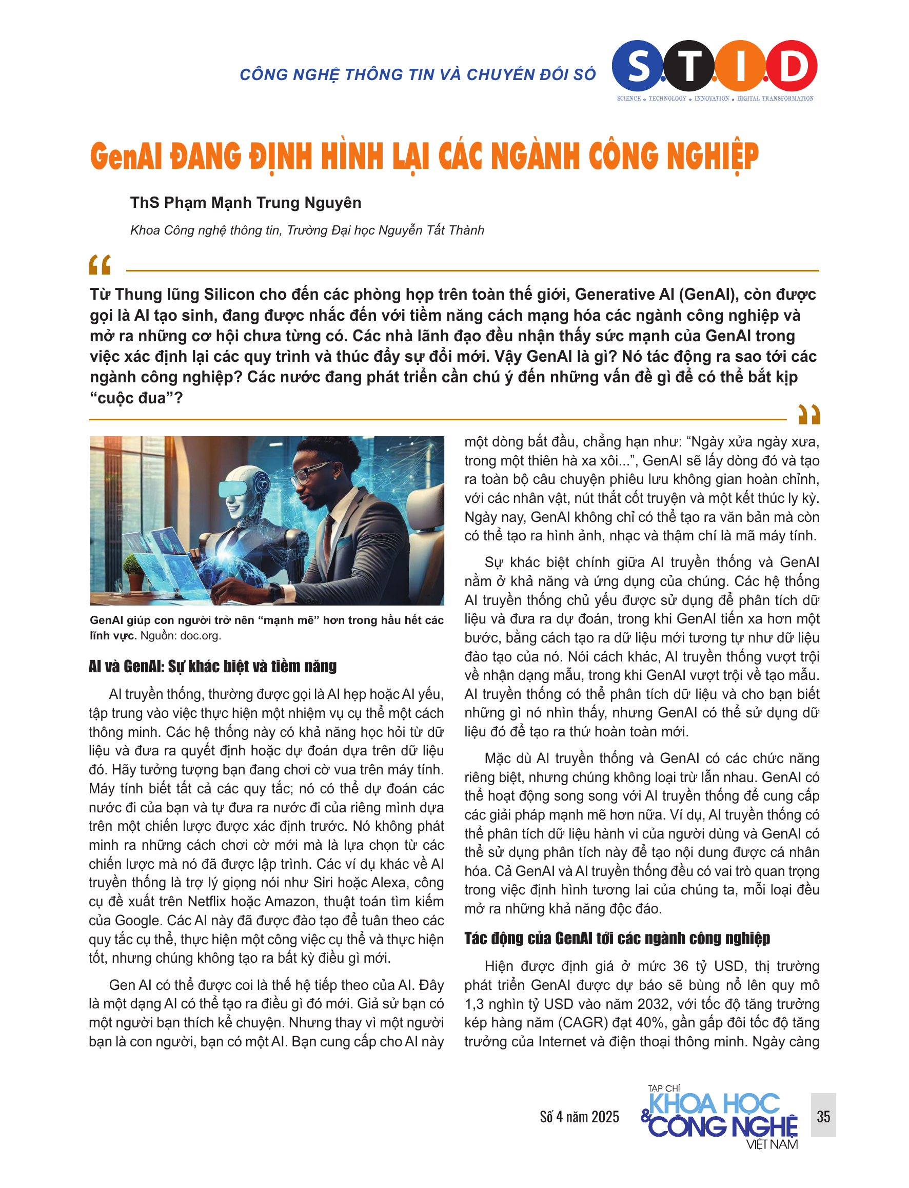 GenAI đang định hình lại các ngành công nghiệp