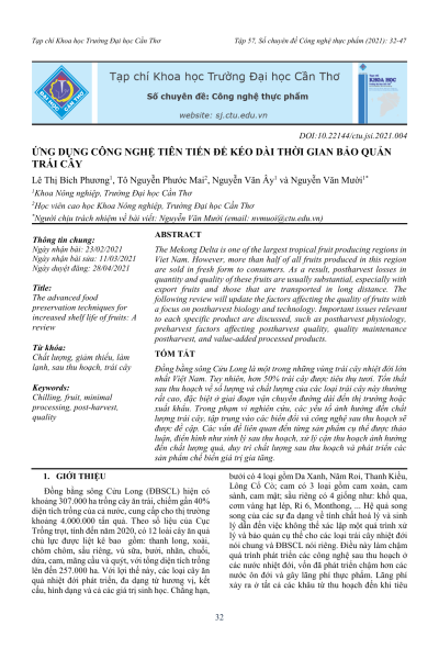 Ứng dụng công nghệ tiên tiến để kéo dài thời gian bảo quản trái cây