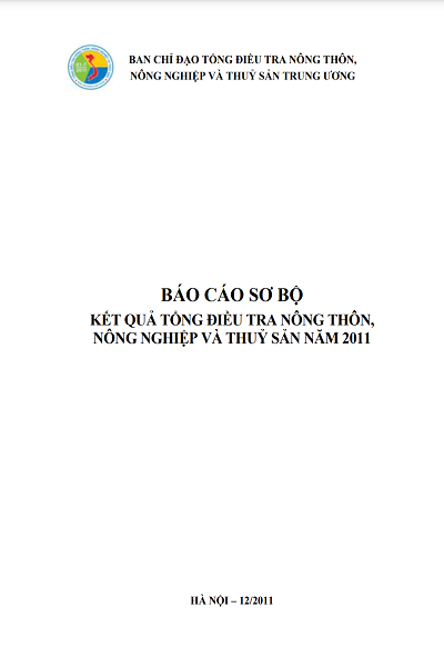 Báo cáo sơ bộ kết quả Tổng điều tra nông thôn, nông nghiệp và thủy sản năm 2011