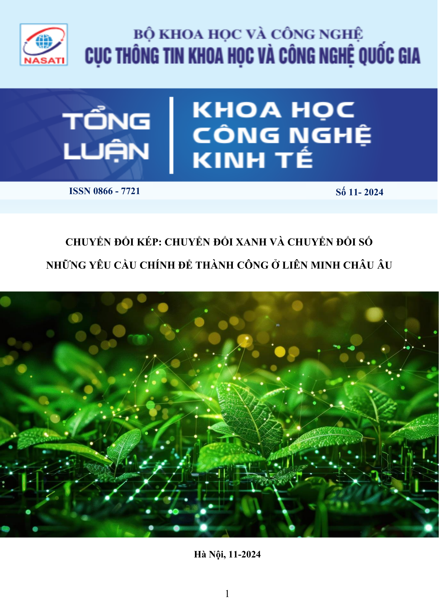 Tổng luận Khoa học và Công nghệ 2024 - Số 11