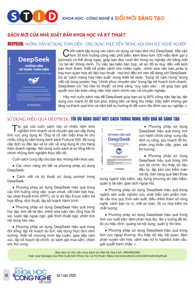 DeepSeek – Hướng dẫn sử dụng toàn diện: Ứng dụng thực tiễn trong mọi lĩnh vực nghề nghiệp