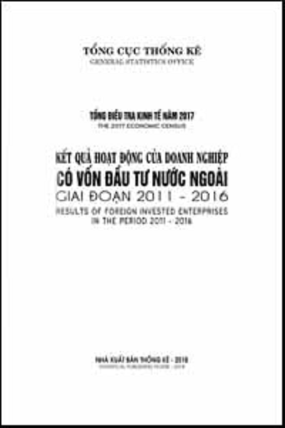 Tổng điều tra kinh tế năm 2017 - Kết quả hoạt động của doanh nghiệp có vốn đầu tư nước ngoài giai đoạn 2011-2016