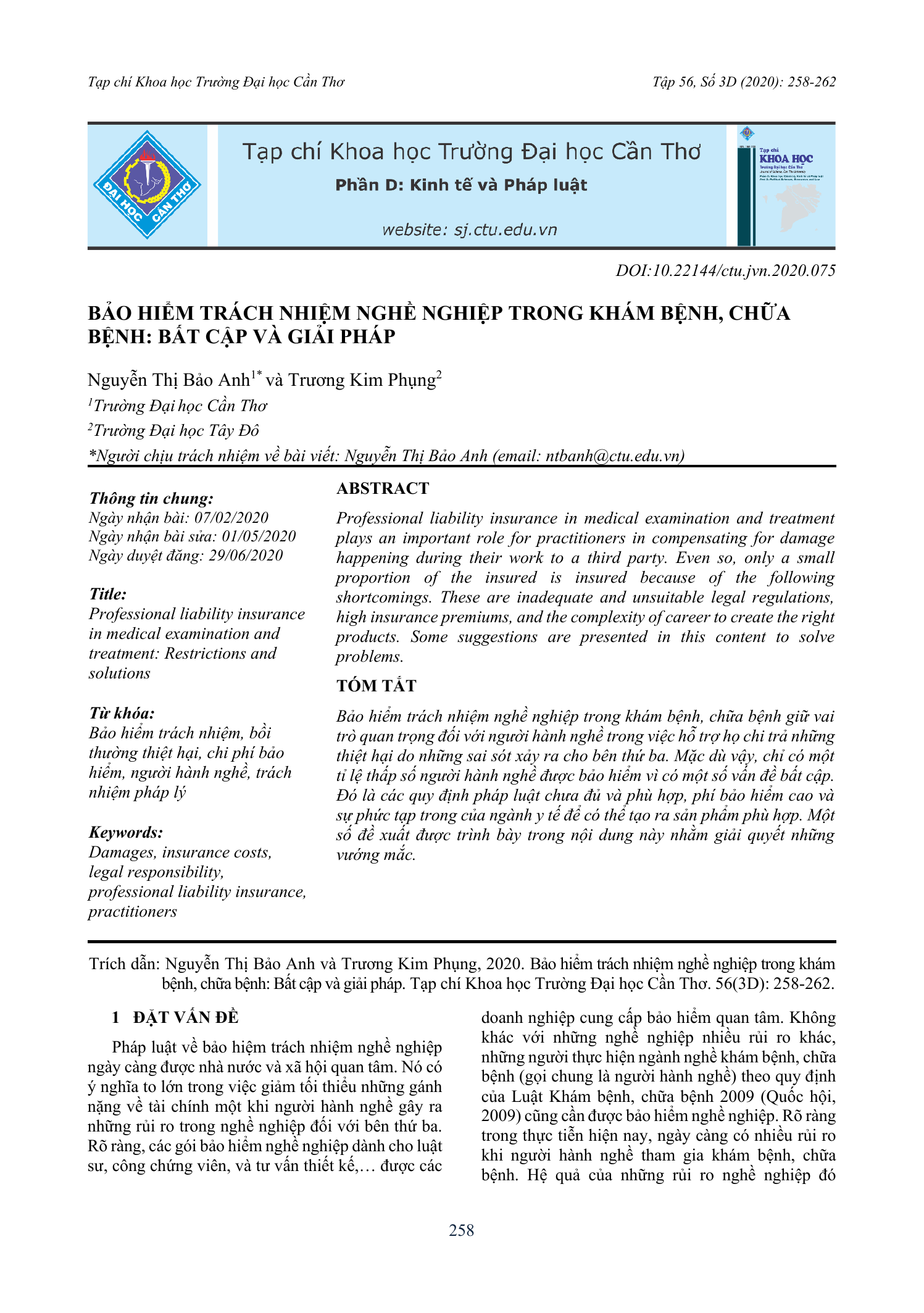 Bảo hiểm trách nhiệm nghề nghiệp trong khám bệnh, chữa bệnh: Bất cập và giải pháp