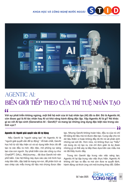 Agentic AI: Biên giới tiếp theo của trí tuệ nhân tạo