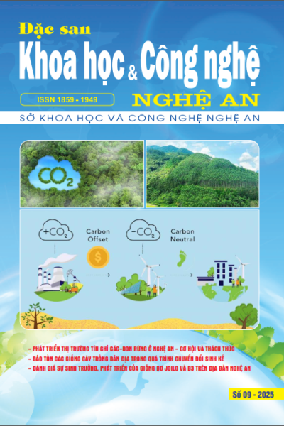 Đặc san Khoa học & Công nghệ Nghệ An số 9/2025