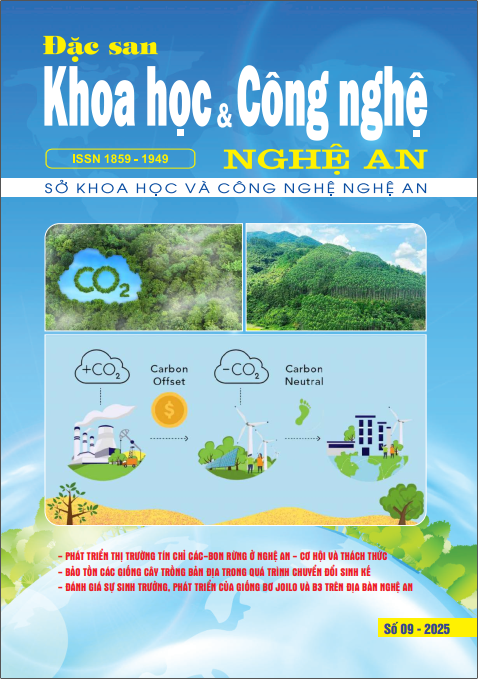 Đặc san Khoa học & Công nghệ Nghệ An số 9/2025