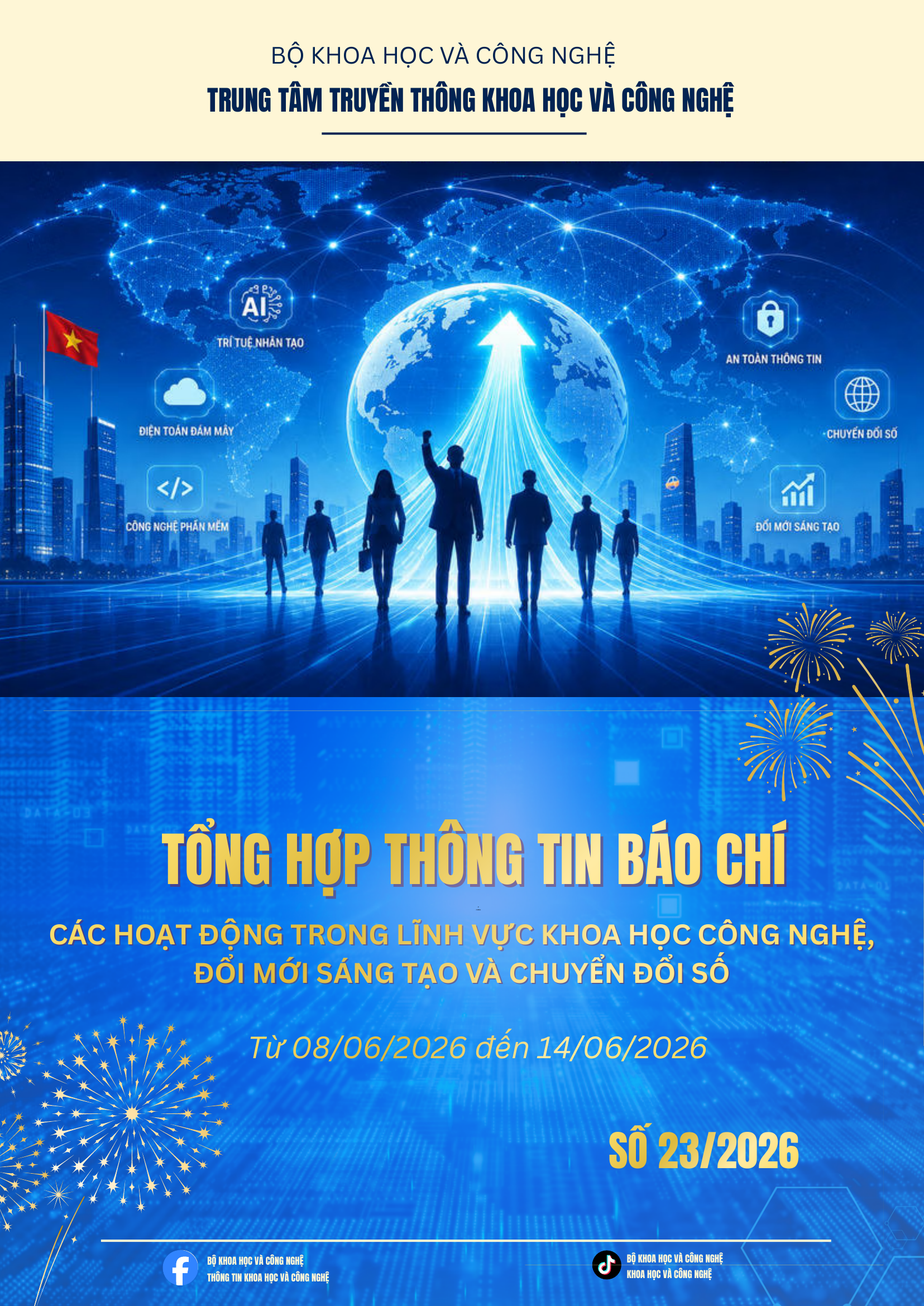 Tổng hợp thông tin báo chí Bộ Khoa học và Công nghệ số 23/2026 (08/06/2026 - 14/06/2026