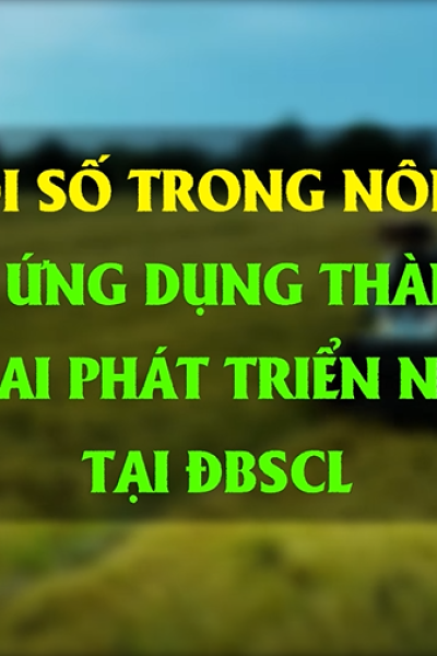 Chuyển đổi số trong nông nghiệp, mô hình ứng dụng AI